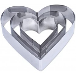 CUORE TORTE INOX H. CM 4